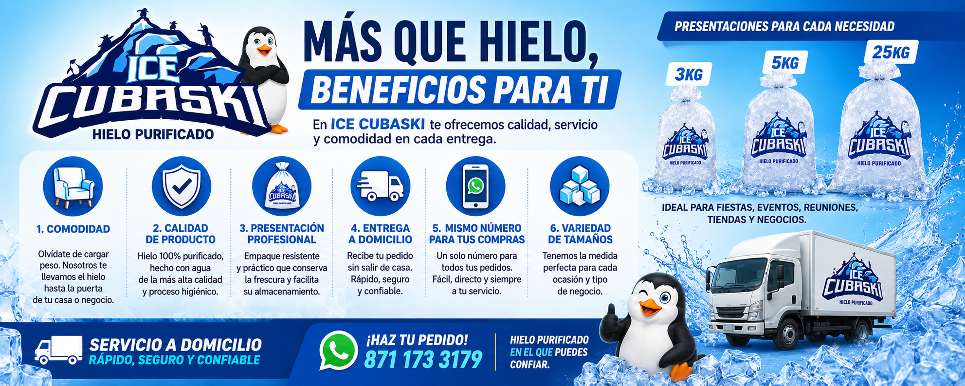 Imagen de beneficios ICE CUBASKI
